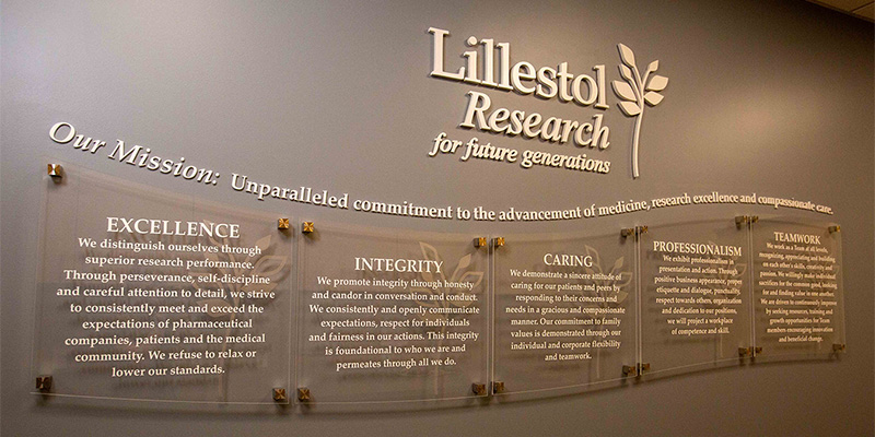 mission statement wall | Lillestol Research